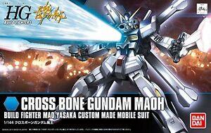 HGBF 1/144 Cross Bone Gundam Maoh, Bandai Gunpla, 89510