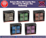 PREORDER: Deluxe Mana D6 Loyalty Dice Set (4ct) for Magic: The Gathering
